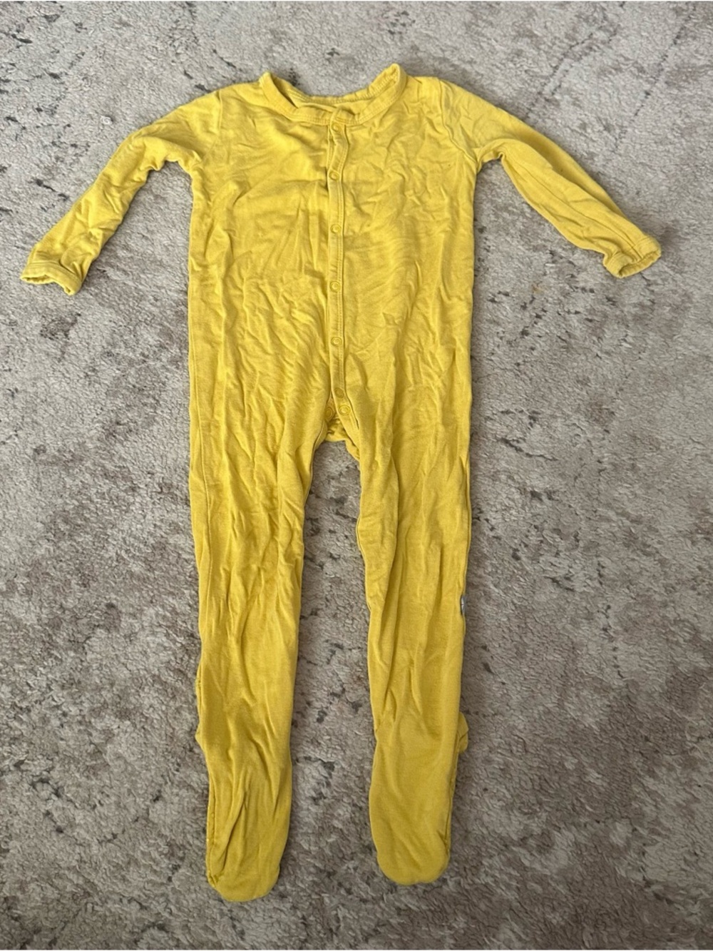 Kyte BABY Yellow Snap Footie